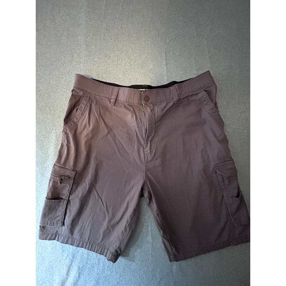 Stanley Men's Stretch Flex Technology Cargo Shorts Light Brown Size 38